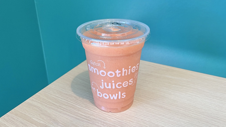 Caribbean Passion smoothie in a cup