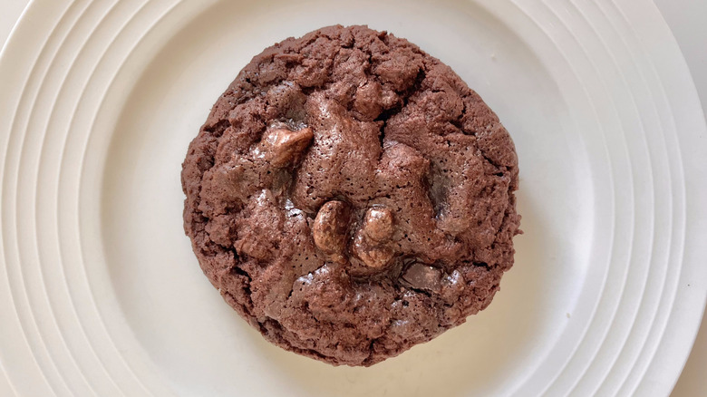 Top view of Brownie Batter Cookie
