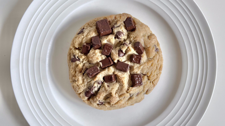 Top view of Semi-sweet Chocolate Chip Cookie