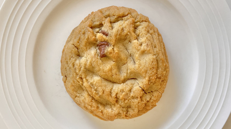 Top view of Milk Chocolate Chip Cookie