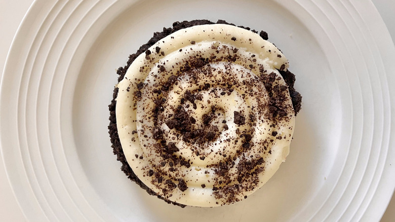 Top view of Chocolate Crumb Cookie ft. Oreo