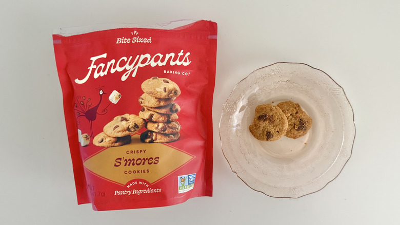 Fancypants Baking Co. Cookies Crispy S'mores on a plate