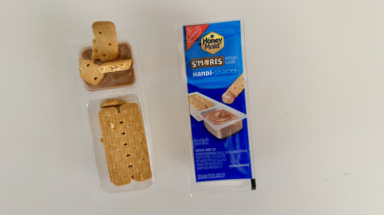 Honey Maid Handi-Snacks Crackers and dip package