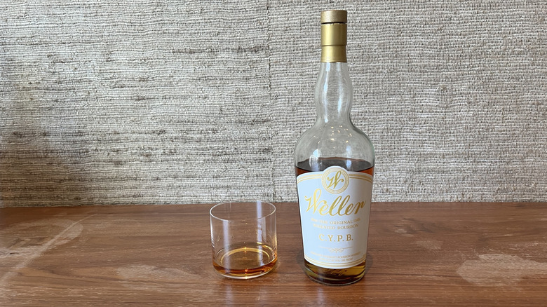 Weller C.Y.P.B. in bottle and glass