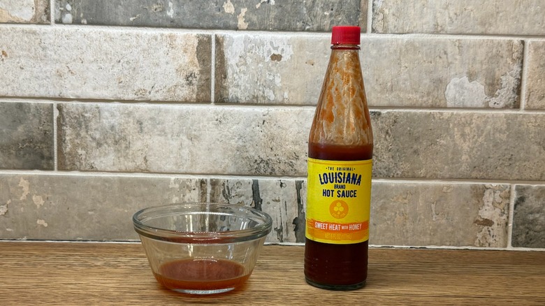 Louisiana brand Hot Sauce in Sweet Heat with Honey flavor