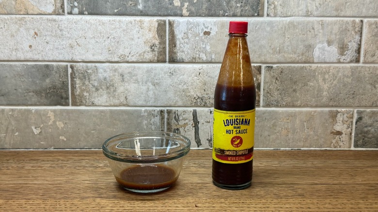 Louisiana hot sauce in Smoked Chipotle flavor