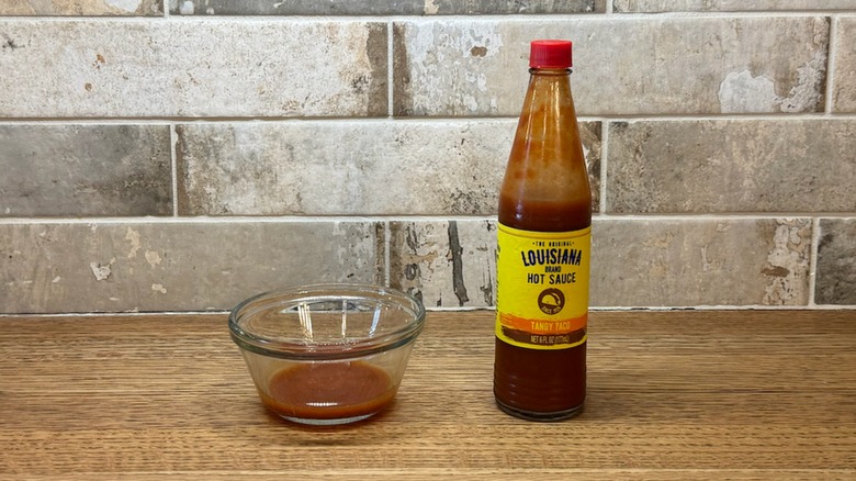 Louisiana brand hot sauce in Tangy Taco flavor
