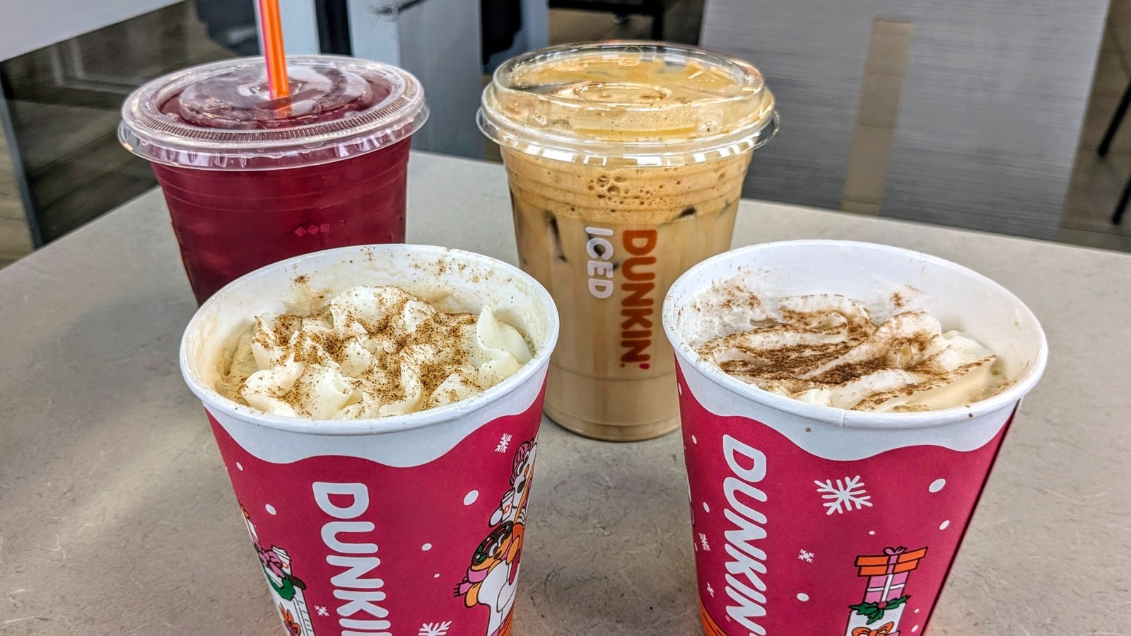 I Tried And Ranked All Of Dunkin's Holiday Menu Drinks And Here's What I'd Order Again - Tasting Table