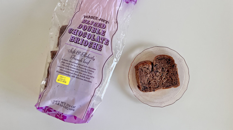 Trader Joe's Sliced Double Chocolate Brioche