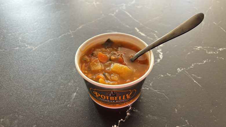 Potbelly garden vegetable soup