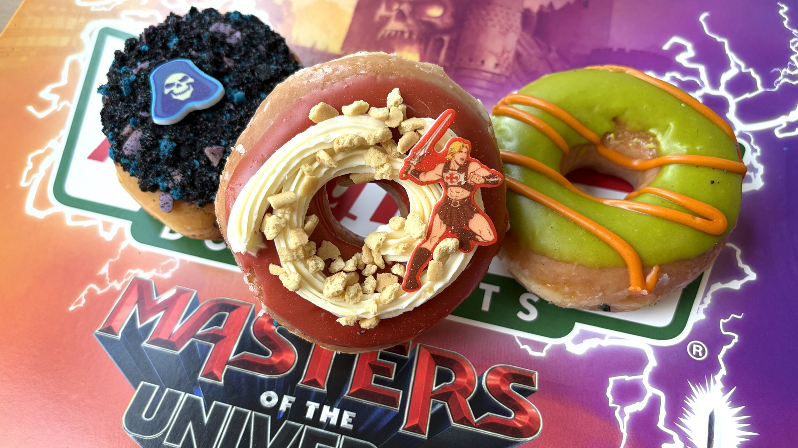 I Tried Krispy Kreme's Masters Of The Universe Collection, And One Doughnut Has The Power - Tasting Table