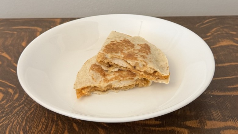 Classic Chicken Crunchadilla on a plate
