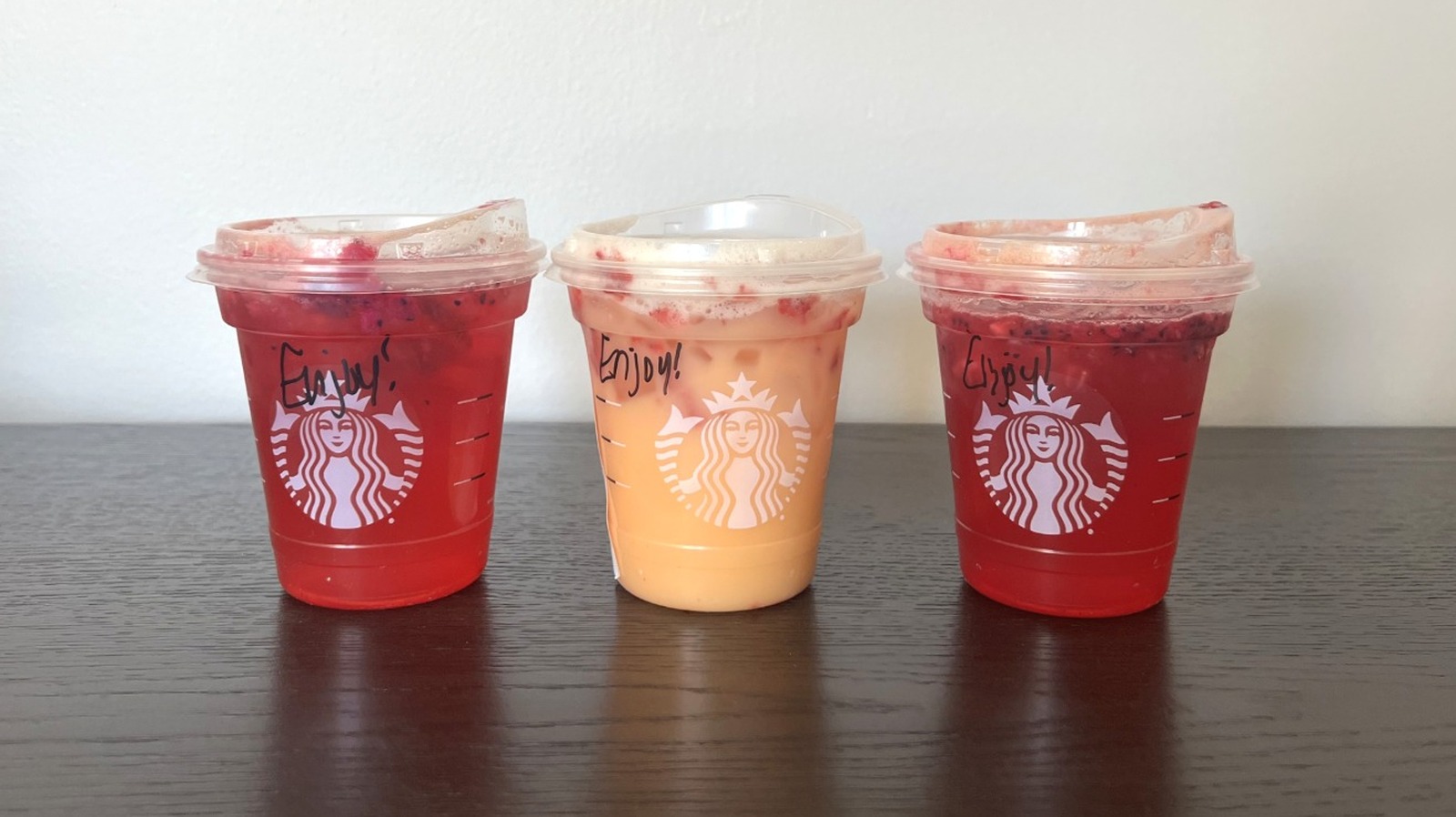 Review: Starbucks' New Mango Strawberry Refreshers Deliver Sweetness More Than Mango, But That's Okay - Tasting Table