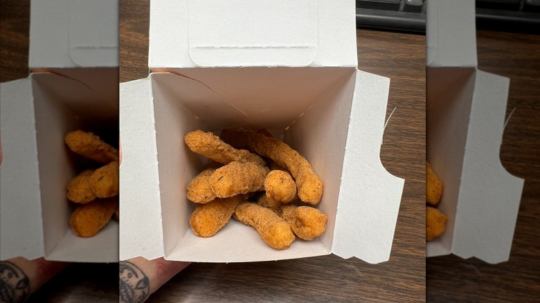 Burger King Chicken Fries in paper carton