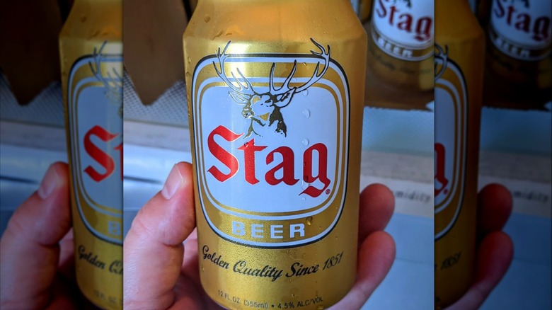 Stag beer can