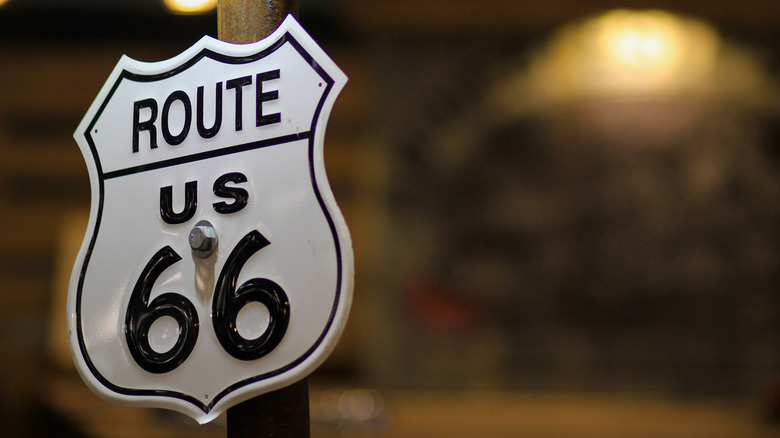 Route 66 sign