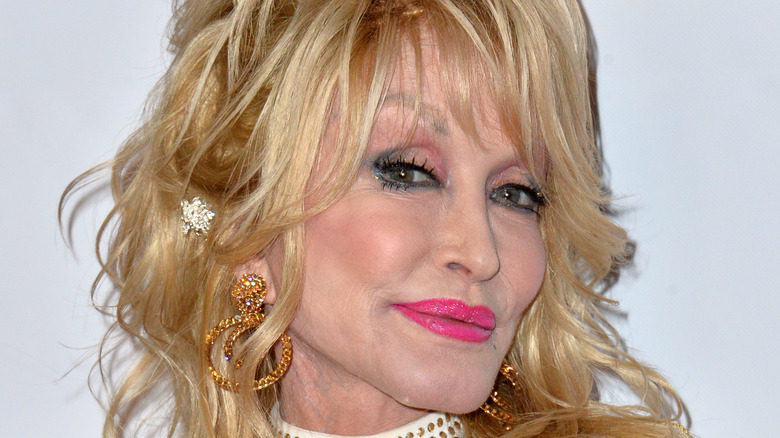 Dolly Parton on red carpet