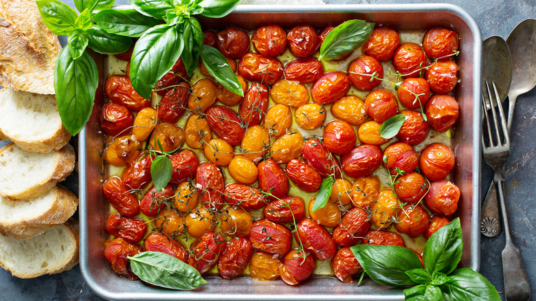 roasting cherry tomatoes for tomato soup