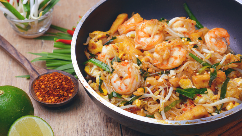 Thai food cooking