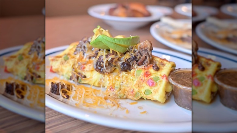 Oxtail omelet at IHOP