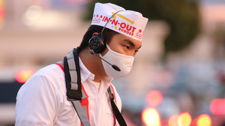 in-n-out burger masked associate