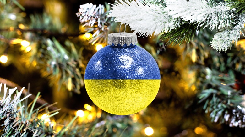 Ukraine Christmas decoration