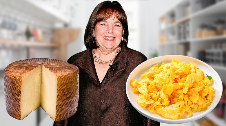 Ina Garten with cheese, scrambled eggs