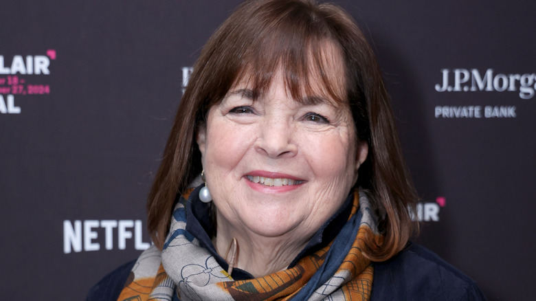 Closeup of Ina Garten posing for a photo