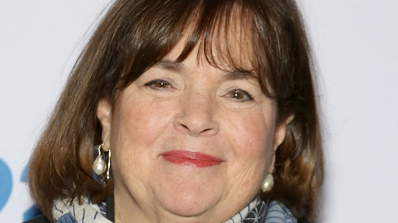 Ina Garten close up with pearls