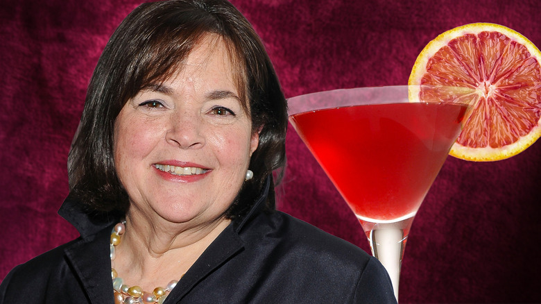 Ina Garten with cocktail