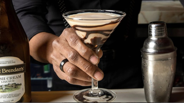 Cocktail at Jimmy Kelly's steakhouse