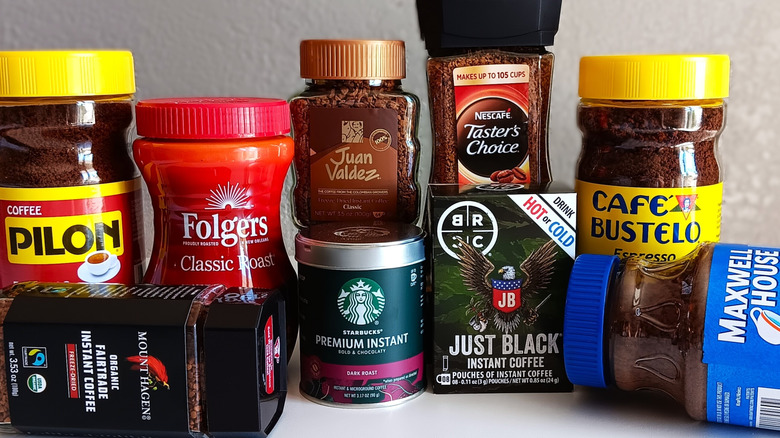 9 brands of instant coffee