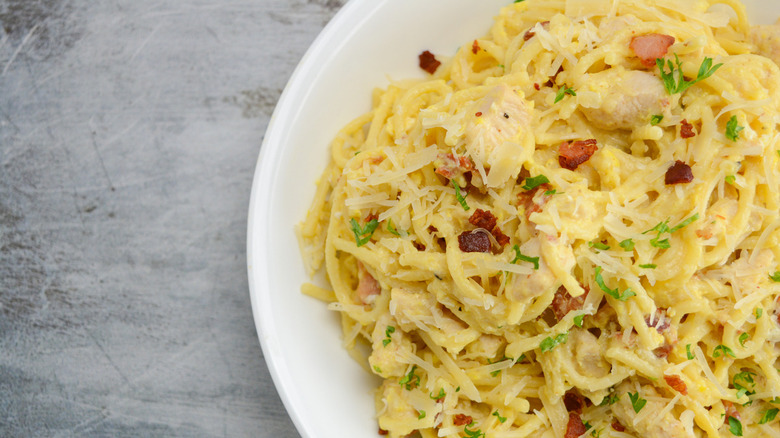 Instant Pot Chicken Carbonara Recipe