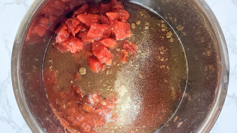 ingredients in instant pot