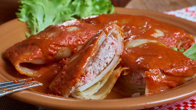 A dish of Balandeliai