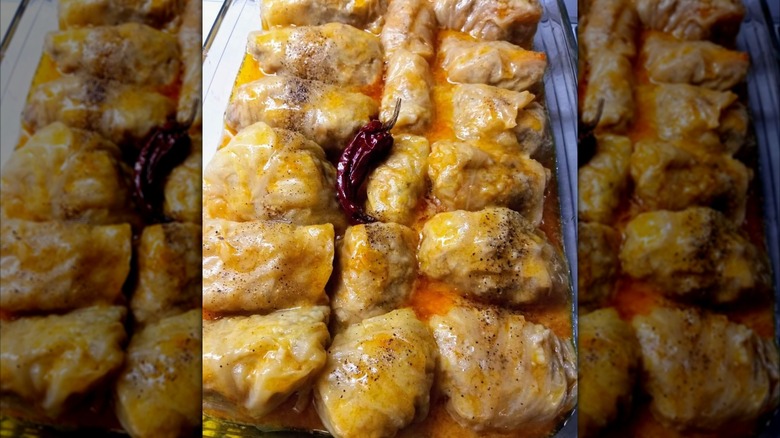 A pan of sarmi