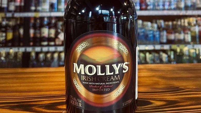 Molly's Irish Cream Liqueur bottle