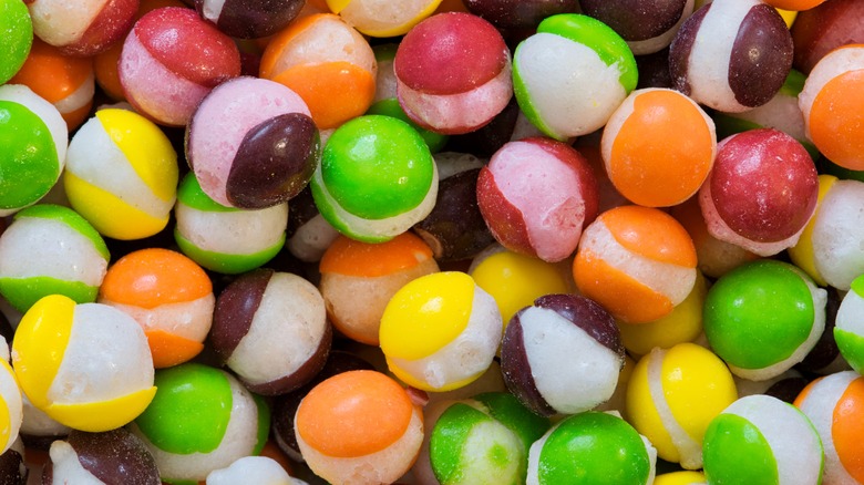 Freeze dried skittles