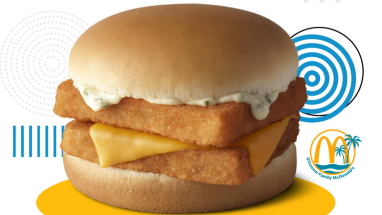The McDonald's Double Filet-O-Fish sandwich