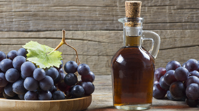 grapes and vinegar