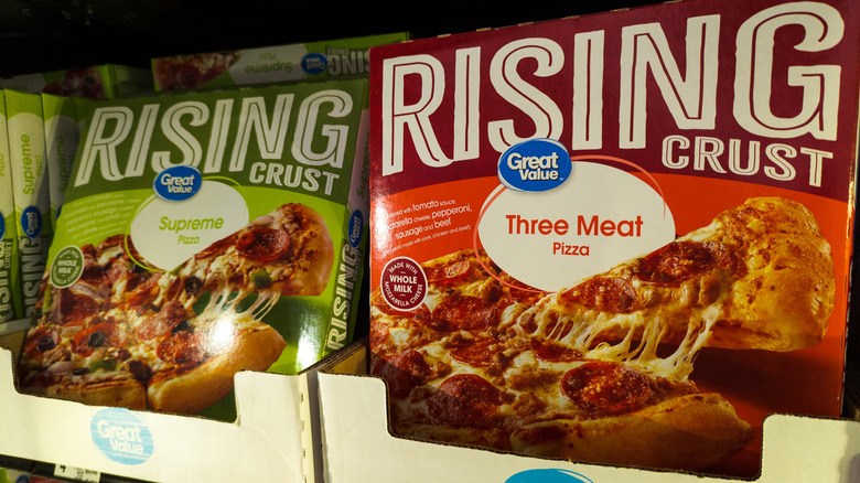 Walmart Great Value frozen pizzas