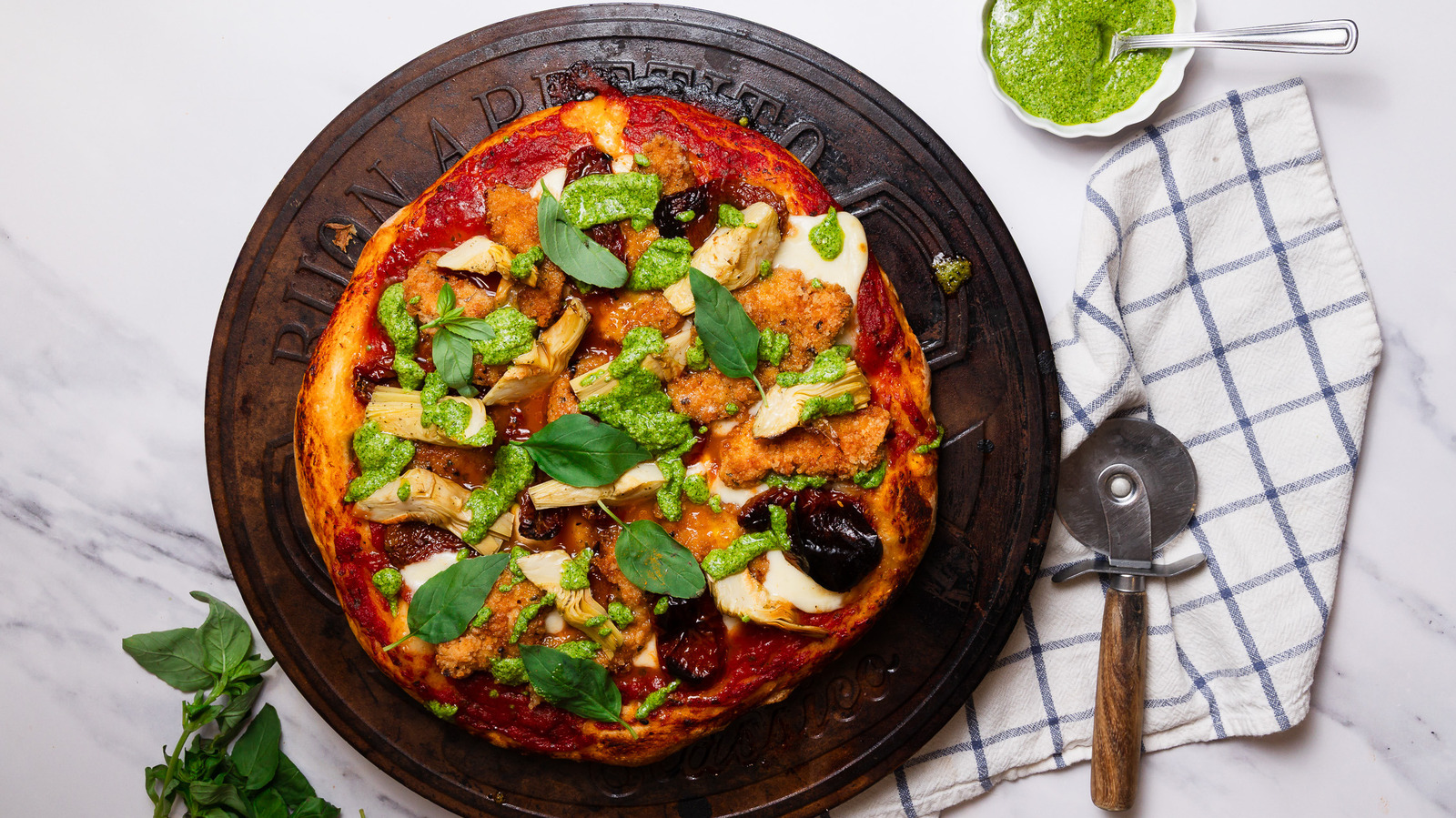 Italian Deli-Style Chicken Cutlet Pizza Recipe - Tasting Table