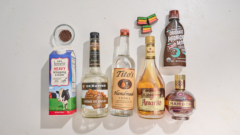 ingredients on a table