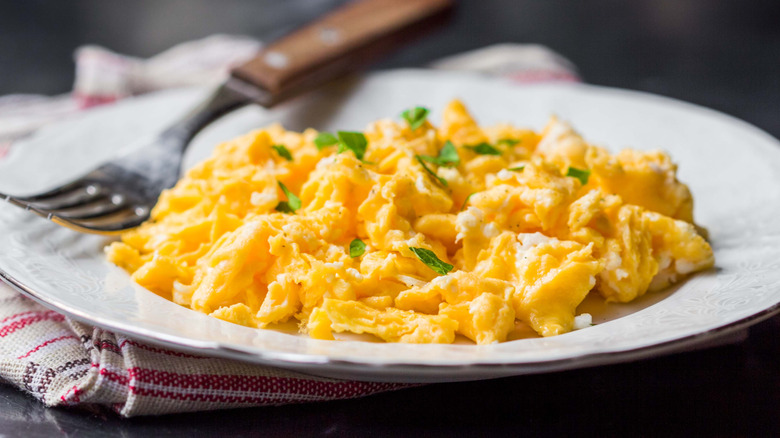 scrambled eggs