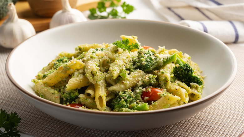 pasta with pesto