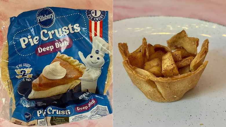 Pillsbury deep dishpie crust with apple filling