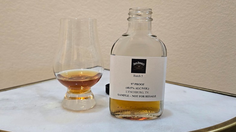 Jack Daniel's 10-year-old and Glencairn glass