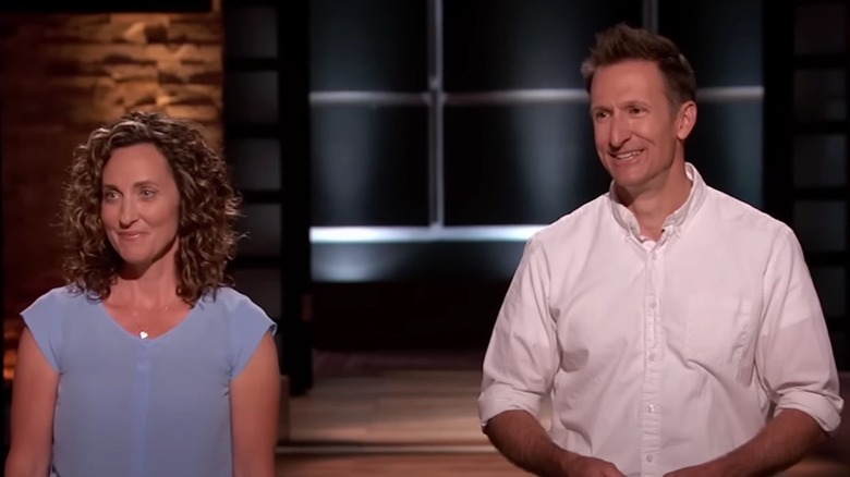 The Reamers on set of "Shark Tank"