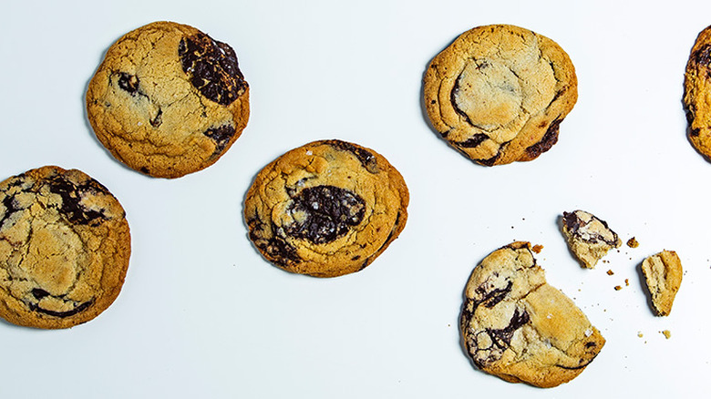 Giant chocolate chip cookies