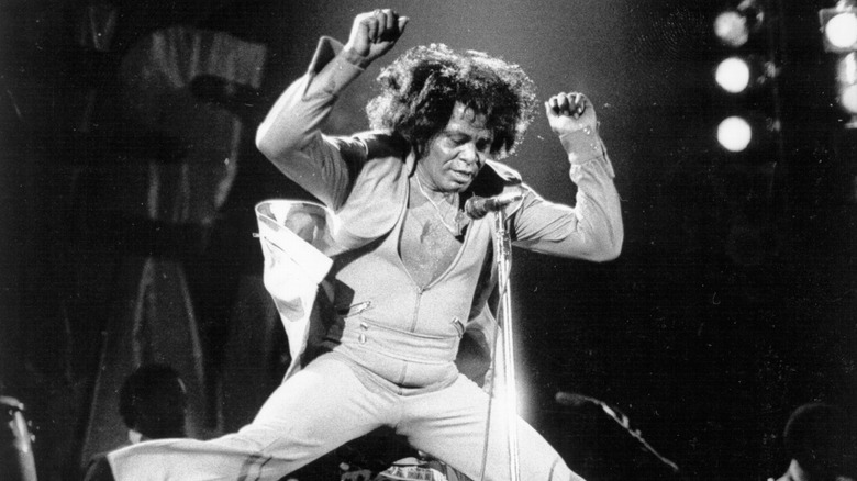 James Brown performing